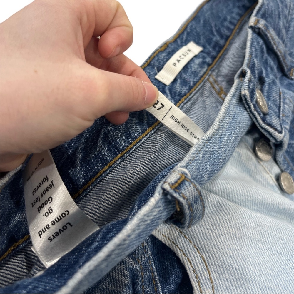 PacSun High Rise Straight Jeans - Picture 4 of 4
